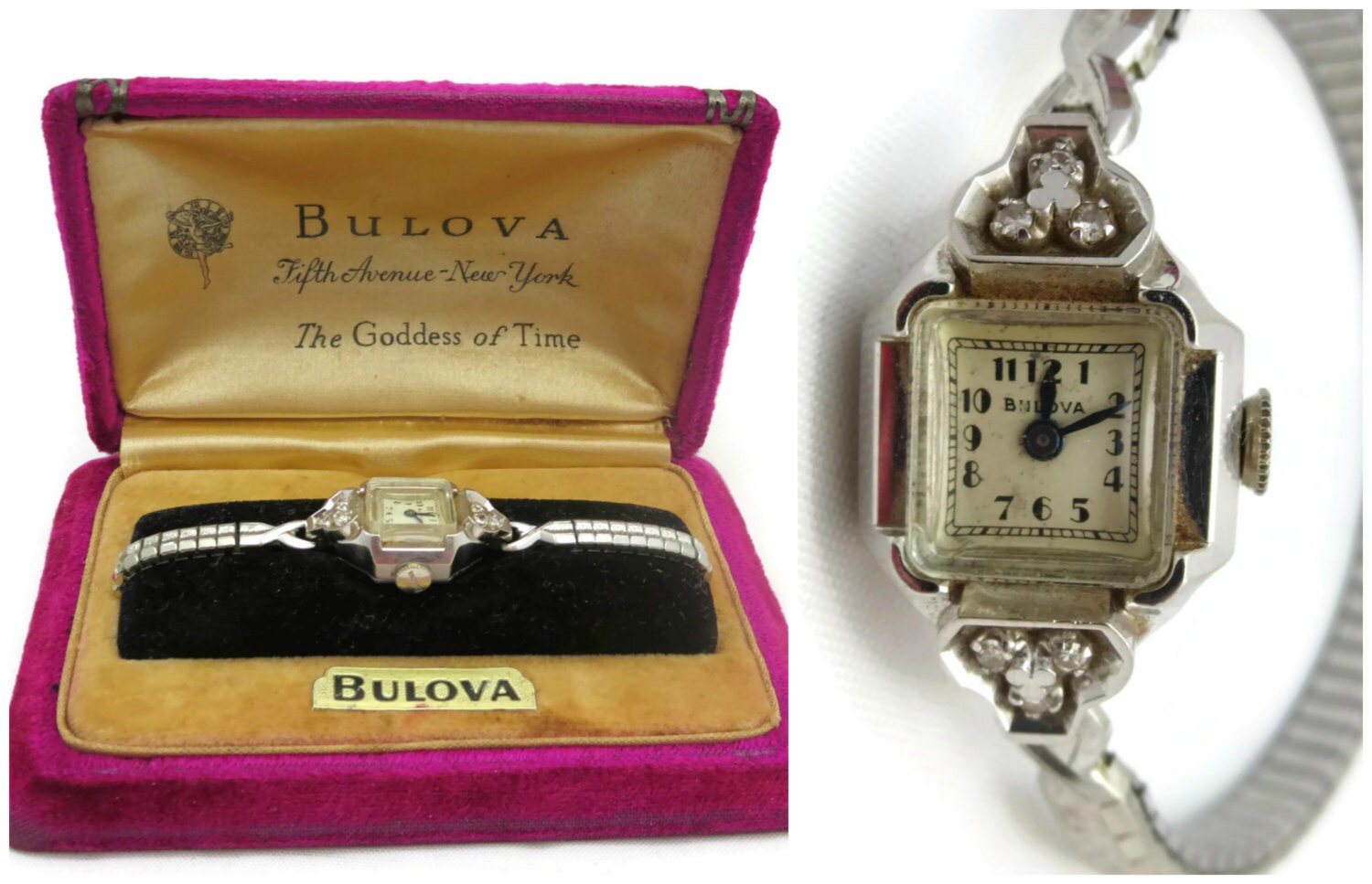 14k bulova ladies watch