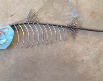 Barracuda Metal Fish Wall Sculpture 48in Beach Coastal Tropical Art