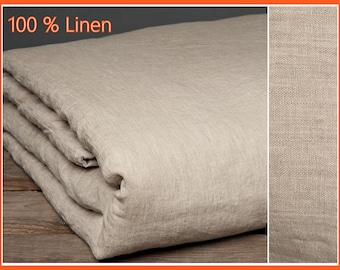 Washed Linen Duvet Cover. Natural Grey Flax Linen Bedding. 100% Pure Raw Linen Duvet Cover. Queen, King, Twin, Single, Double, Full Sizes
