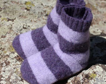 Wool Toddler Slippers: size 5-7