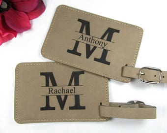 personalized luggage tags wine bottle shape