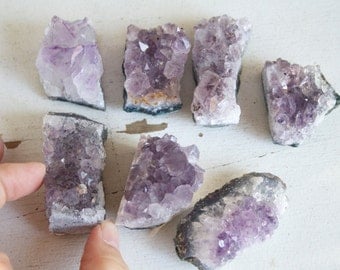 Amethyst Geode Chunk, ONE Small Piece, Add On, February Birthstone, Crystal Destash