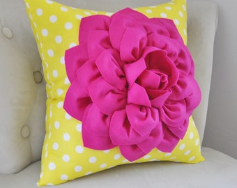 Pink YELLOW Pillow Cover, Gray Pillow, Pillow, Floral Pillow, Decorative Pillow, Gold, Gray, Blue .All Sizes, Cushion, Euro, Floral Cushion