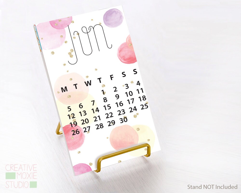2017 Desk Calendar Cute Desk Accessory Office Gift