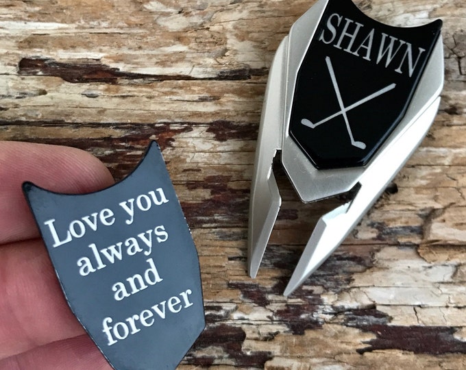 Valentines Day Gift for Him, Personalized Golf Ball Marker & Divot Tool,Husband Gift,Boyfriend Gift,Golf Gift For Men,Gift For Guys,Dad Gift