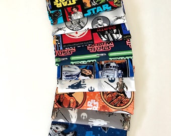 Stars wars Bundle of 10 Fat Quarters, Star Wars fabric 100% cotton for Quilting and general sewing projects.