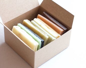 Soap Ends Sampler, Homemade Soap, Handmade Soap, Natural Soap, Soap Box, Odds and Ends, Rustic soaps, cold process essential oil soap sample