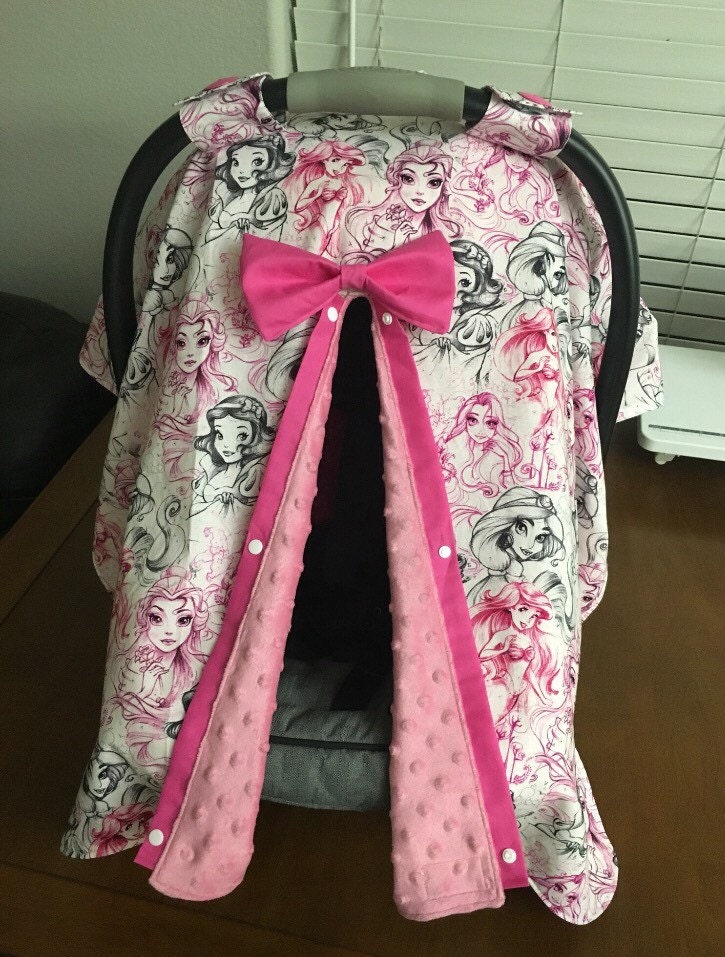 Princess carseat canopy infant carrier cover car seat