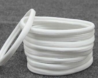 Nylon Headbands, White Nylon Headbands, Wholesale, Soft Headbands, headbands, One size fits all, Skinny Headbands, Headband supplies