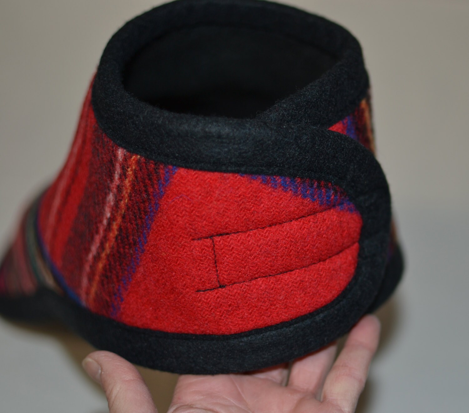 Wool Dog Coat Red Royal Stewart Plaid Dog Coat by FilbertFashions