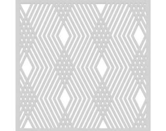 SA103 DIAMOND STENCIL 6×6, Paper Crafting, Card Making, Scrapbooking, Stencil