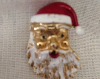 Vintage Gerry's Santa Head Pin