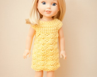 Fun in the Sun Crochet Dress Pattern- for Wellie Wishers-Crochet Pattern