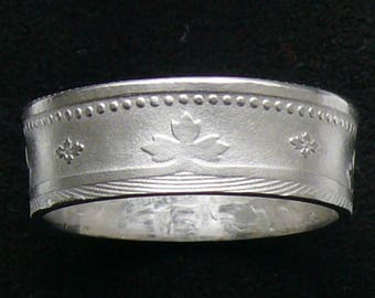 Ladies Coin Ring 1900 Portugal 100 Reis, Ring Size 6 and Double Sided