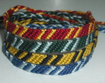 Harry Potter Tie inspired friendship bracelets (Buy 3 get 1 FREE)