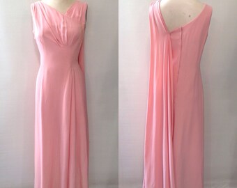 1950's Emma Domb Original Crepe Gown