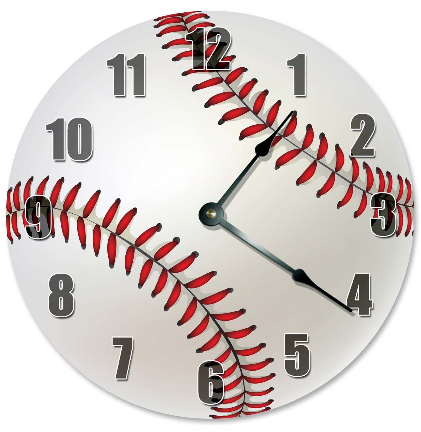 BASEBALL Clock Large 10.5 Wall Clock 2287
