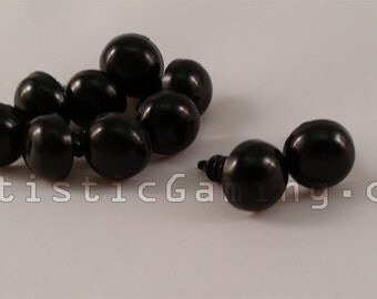 10mm Black Craft / Safety Eyes - Pack of 5 Pairs