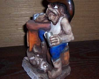 Bill Vernon Party Animal Sculptured Cowboy