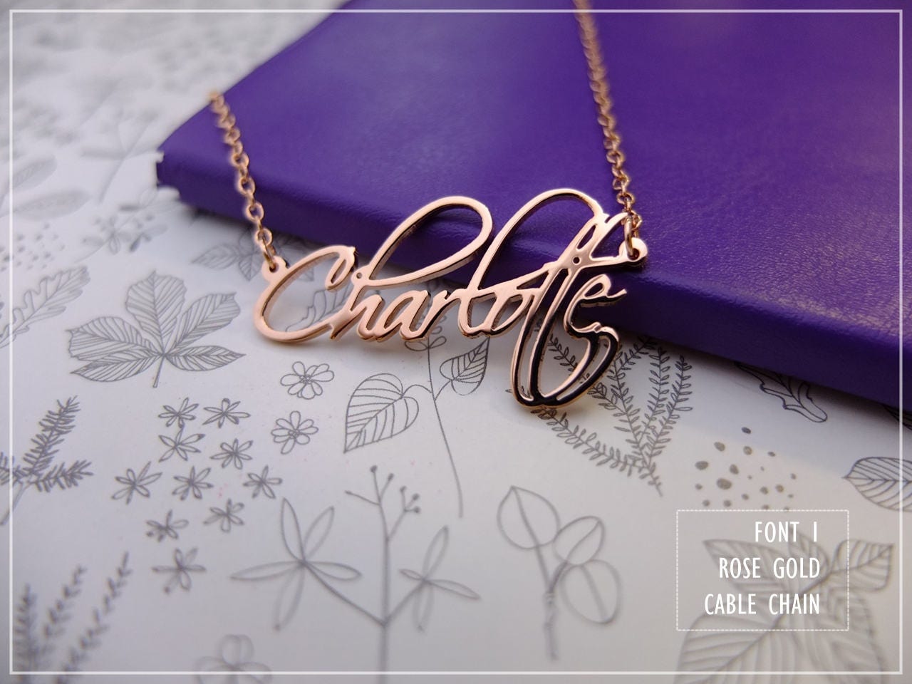 Name NecklaceCustom Name NecklacePersonalized Name