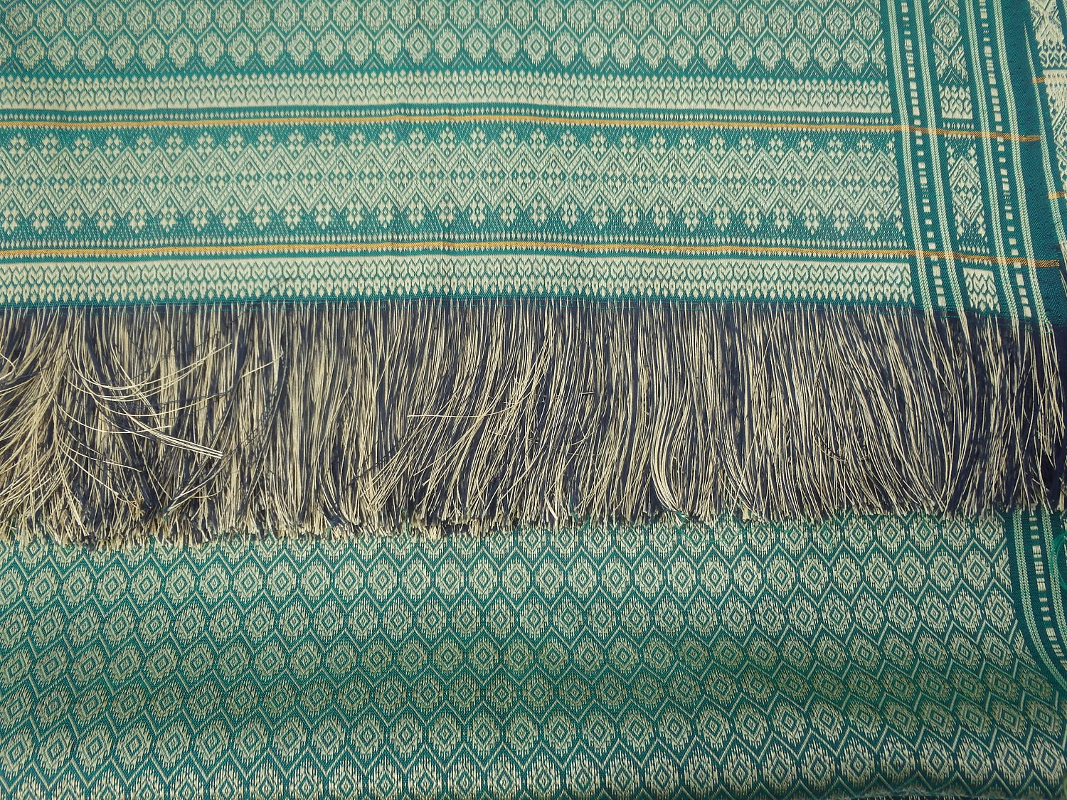 Thai silk fabric, tablecloth, sarong, throw from bellingenlemonmyrtle