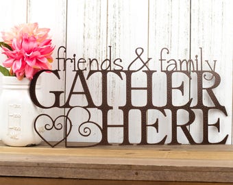 Family Metal Wall Art metal word art | etsy Family Metal Wall Art metal word art | etsy