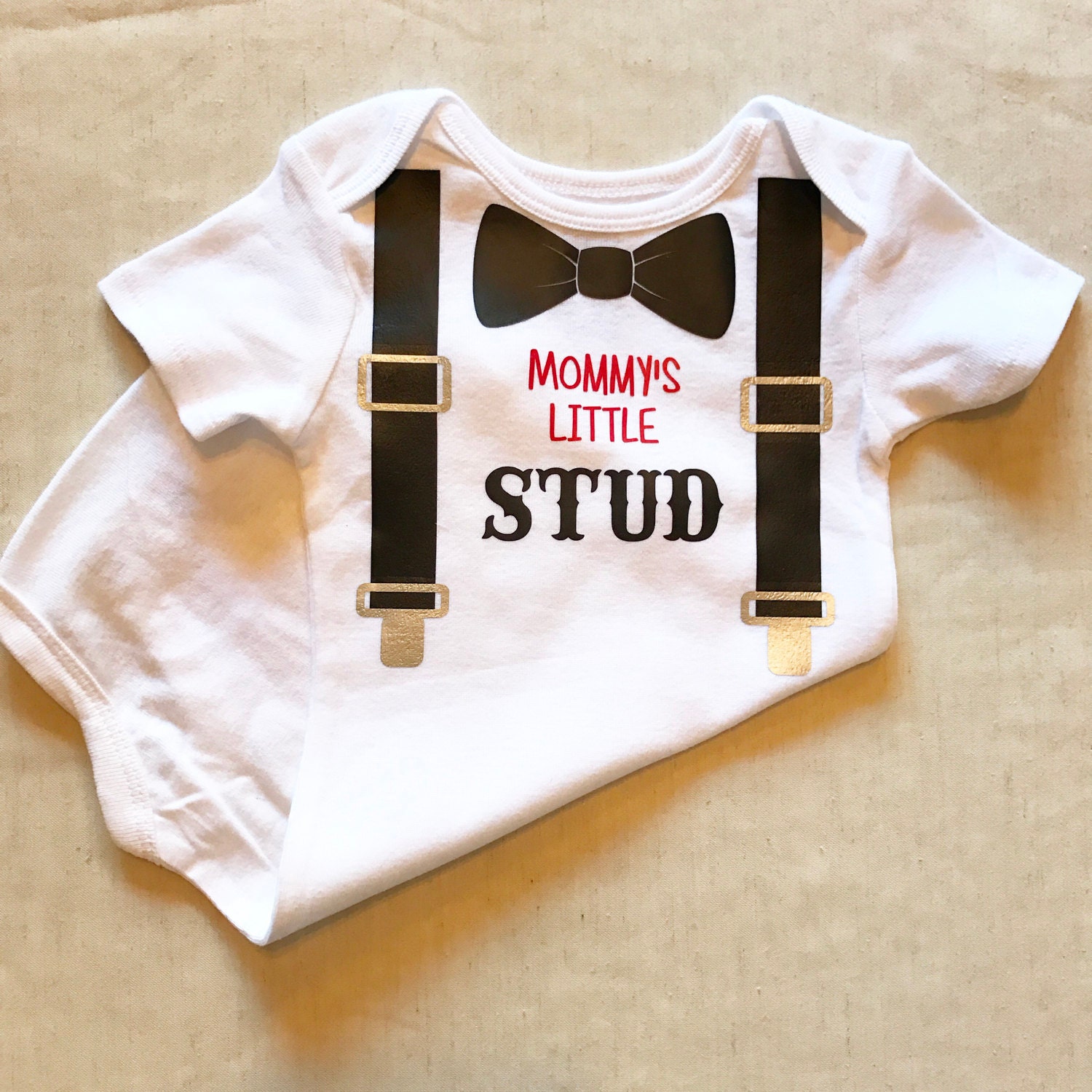 mommy's little stud onesie
