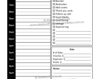 ON SALE EDITABLE Daily Planner Printable by AllAboutTheHouse