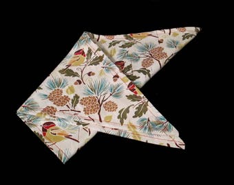 XL Traditional Tie On Dog Bandana 22", Summer Bandana, Pet Accessory, Dog Accessory, Pet Neckwear, Tie On Bandana, Handmade