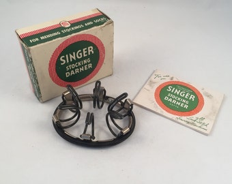 Antique 1940's Singer Stocking Darner # 35776, Made in USA, Vintage Stocking Darner, Singer Attachment Stocking Darner