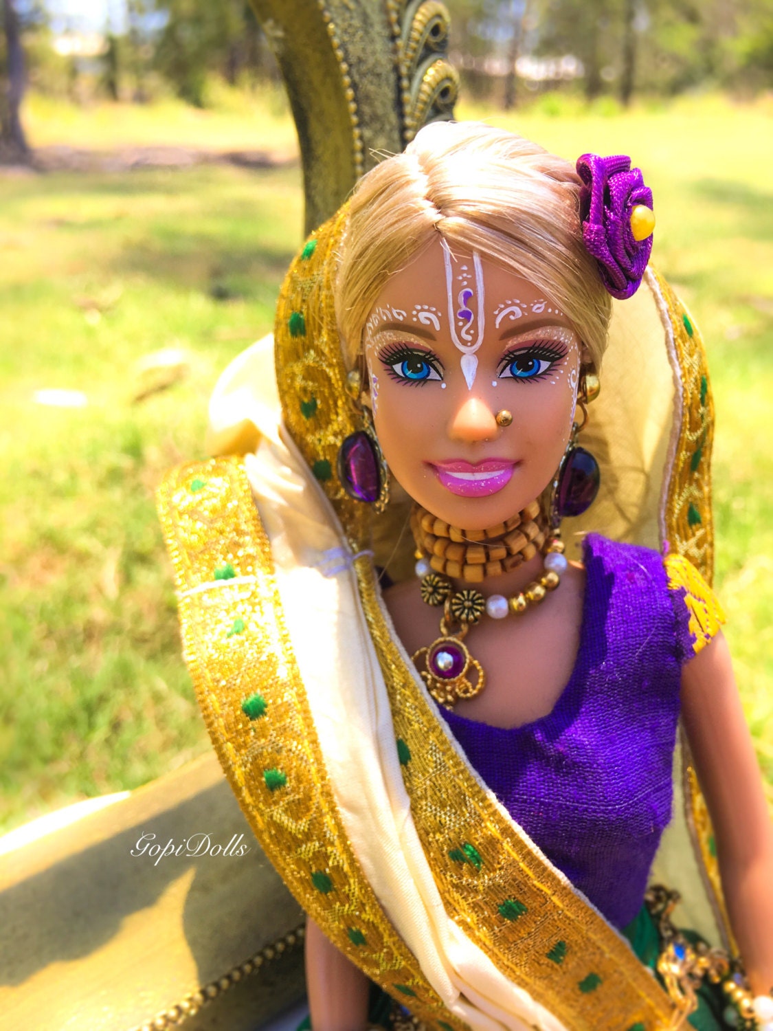 Gopi Dolls OOAK Dolls Altered Barbie Doll Damayanti