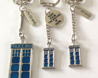 Dr Who / tardis keyring