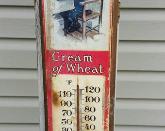 1964 Nabisco Cream of Wheat Thermometer Vintage Advertising