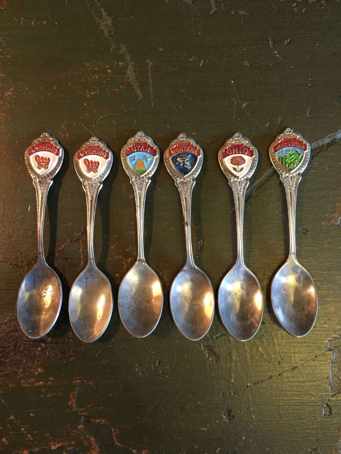 Vintage Souvenir State Spoons