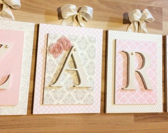 Baby Name, Baby Name Sign, Wall Letters for Nursery, Baby Room Letters, Letters for Nursery, Baby Letters for Wall, Signs for Baby Room,