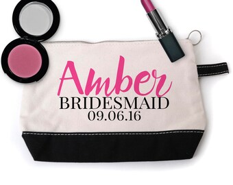Bridesmaid Cosmetic Bag - Bridesmaid Gift