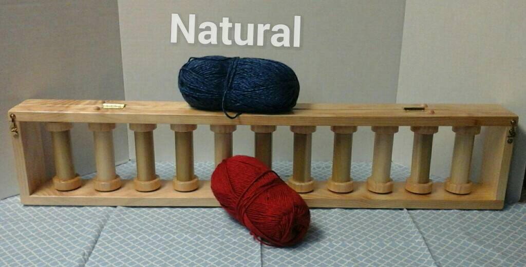Handmade Yarn Holder with 11 Bobbins