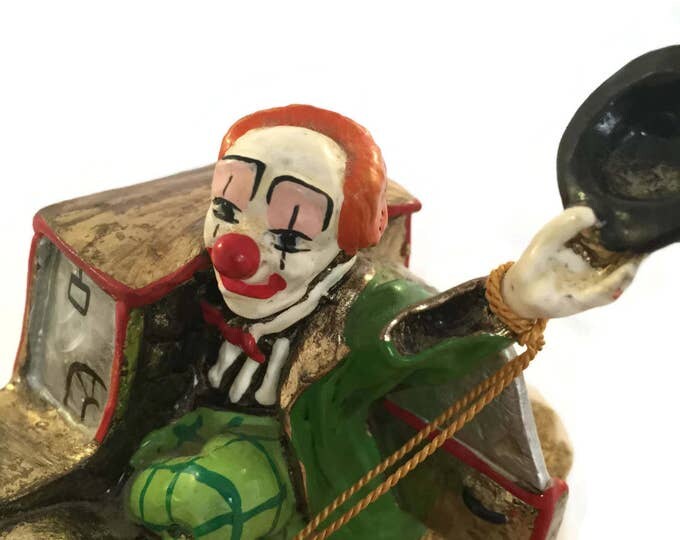 Retired Ron Lee Clown | Casey Cruising | Signed Collectible Clown Figurine | Vintage Home Decor