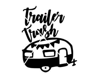 Trailer trash, Camper trailer digital file