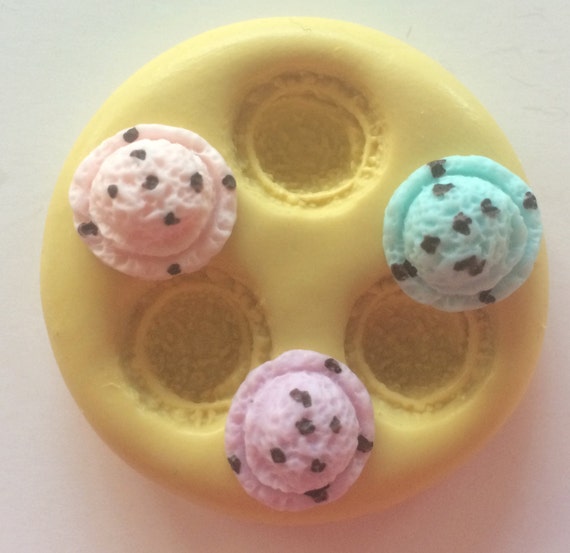 DESSERT Mold Ice Cream Silicone Mold Dessert Molds Cookie