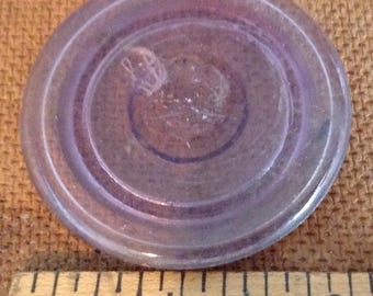 Old Glass Lid Turning Purple
