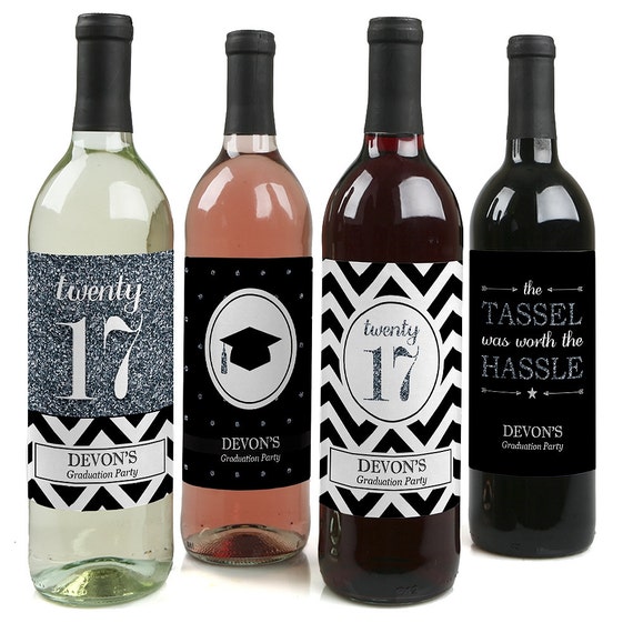 Graduation Wine Labels Personalized Graduation Wine Bottle