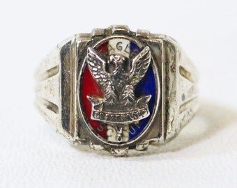 Eagle scout ring | Etsy