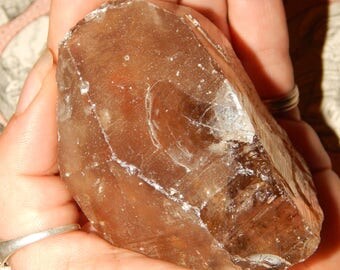 Genuine Raw SMOKEY QUARTZ Specimen Stone - 6.8 Ounce ~ Rough Smokey Quartz Crystal - Metaphysical Healing Crystals - Chakra Stones - Reiki