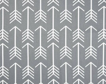 Grey Arrows, Baby Curtains, Nursery Curtains, Blackout Window Curtain Panels , Nursery, Baby, Grey and White, Arrows