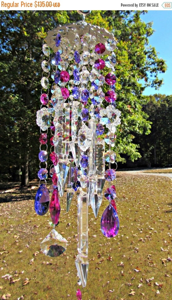 Crystal Wind Chime Crystal Sun Catcher Glass by CrystalWindChime