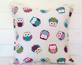 Owls Cushion Cover 16" 18" 20"