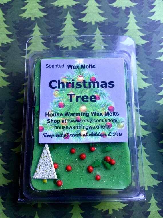 Christmas Tree Wax Melts Decorated Wax Melts House Warming