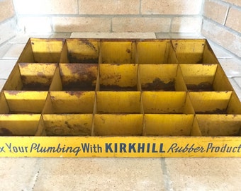 Kirkhill Rubber Products Metal Display / General Store Display Case / Industrial Organization