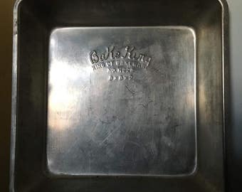 Bake King 8x8x2 Tin Pan Vintage